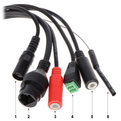 กล้อง IP จิ๋ว Pinhole 4MP WiFi กล้องซ่อน เลนส์รูเข็ม ไมโครโฟน WDR IVS SD APTI APTI-RF42MAP-37