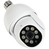 Розумна IP камера WiFi Tuya Smart 3Mpx поворотна PTZ різьба E27 нічне бачення ІЧ LED стеження за рухом аудіо APTI APTI-W30S1-TUY