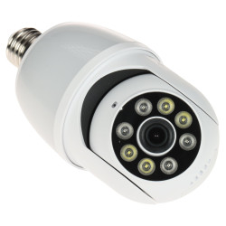 Full HD WLAN PTZ IP-Kamera E27 Tuya Smart Elektronisches Babyphone Live-Ansicht Telefon Bewegungserkennung APTI APTI-W31S1-TUYA