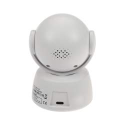Câmara IP Wi-Fi interior rotativa 3Mpx 3.6mm iluminador LED IR áudio bidirecional deteção de movimento Tuya Smart APTI APTI-W35A
