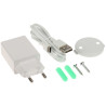 מצלמת IP מסתובבת פנימית Wi-Fi 3Mpx 3.6mm עם מעקב אחר אנשים Tuya Smart לניטור ביתי P2P LED IR לילה APTI APTI-W36A-TUYA