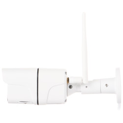 กล้อง IP Wi-Fi 6MP Tuya Smart ภายนอก 3.6 มม. 30 ม. IR เคสโลหะ IP66 P2P ไมโครโฟน ลำโพง APTI APTI-W61C2-TUYA-V2