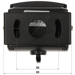モバイルIPカメラ Full HD 1080p 2.1 Mpx レンズ 2.8mm 画角 93度 IR 15m M12コネクタ IP67 金属製筐体 AUTONE ATE-CAM-IPC680