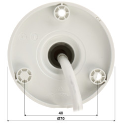 IP-камера 1080p Full HD Аб'ектыў 2.8mm ІЧ-выпраменьванне 30м H.265+ PoE IP67 Вонкавая цыліндрычная CCTV бяспека Hikvision DS-2CD