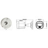 スマートハイブリッドライト弾丸型IPカメラ 3.7 Mpx WDR IR LED 音声 IP67 人と車両の検知 Hikvision DS-2CD1041G2-LIU(2.8MM)PL