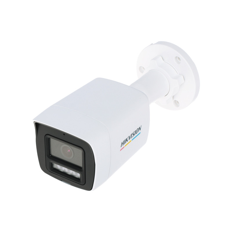4MP ColorVu スマートハイブリッドライト IPカメラ 2.8mm 音声 SD アラーム 光・音 IP67 Hikvision DS-2CD1047G2H-LIUF/SL(2.8MM)PL