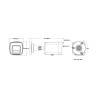4MP ColorVu 3.0 Smart Hybrid Light Цыліндрычная IP-камера 2.8mm IR LED SD Мікрафон IP67 Hikvision DS-2CD1047G3H-LIUF 2.8MM PL