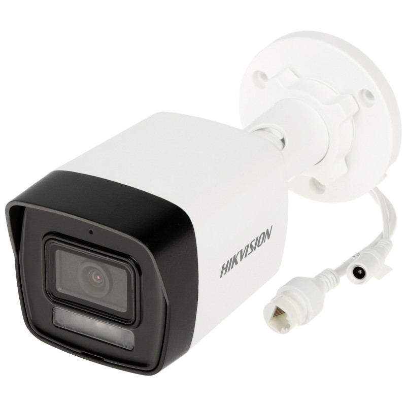 ColorVu スマートハイブリッドライト 6Mpx IP バレットカメラ IR 30m LED 30m WDR PoE マイク 外部 IP67 H.265+ Hikvision DS-2CD1063G2-LIU(2.8MM)PL