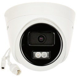 Smart Hybrid Light 4MP WDR IR30m LED30m Mikrofonlu IP67 Dome IP Kamera Hikvision DS-2CD1343G2-LIU(2.8MM)PL