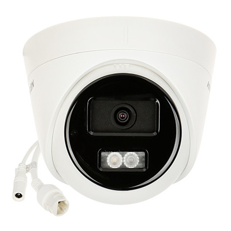 Куполна IP камера Smart Hybrid Light 4MP WDR IR30m LED30m Микрофон IP67 Hikvision DS-2CD1343G2-LIU(2.8MM)PL