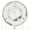 Cameră IP tip cupolă Smart Hybrid Light 4MP WDR IR30m LED30m Microfon IP67 Hikvision DS-2CD1343G2-LIU(2.8MM)PL