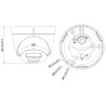 Dome IP kamera Smart Hybrid Light 4MP WDR IR30m LED30m Mikrofon IP67 Hikvision DS-2CD1343G2-LIU(2.8MM)PL
