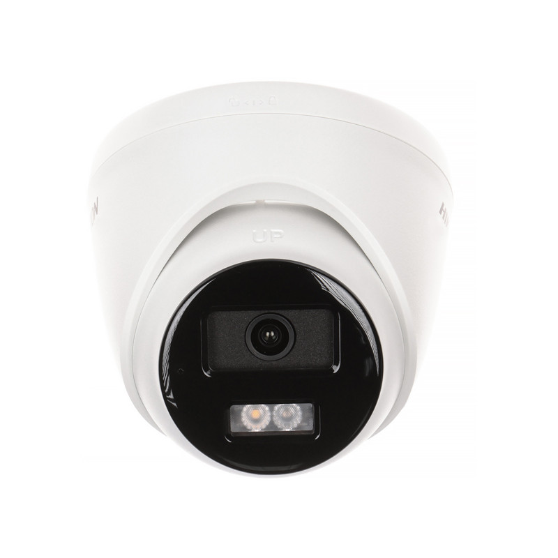 4Mpx 스마트 하이브리드 라이트 IP 카메라 IR LED 조명 시스템 인간 및 차량 감지 마이크 스피커 SD Hikvision DS-2CD1343G2-LIUF/SL(2.8MM)/PL
