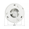 IP-камера Smart Hybrid Light 4Mpx Сістэма падсвятлення LED IR Выяўленне людзей і транспартных сродкаў Мікрафон Дынамік SD Hikvis