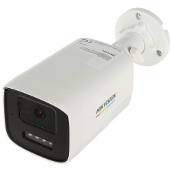 กล้อง IP 4Mpx ColorVu Smart Hybrid Light 50m LED IR WDR 120dB ไมโครโฟน SD IP67 ทรงกระบอกภายนอก Hikvision DS-2CD1T47G2H-LIUF/SL(2
