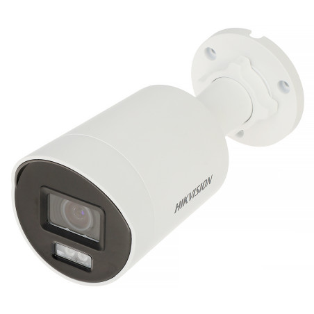 IP камера AcuSense Smart Hybrid Light 4 Mpx 2.8mm WDR IR LED IP67 Външна тип тубус CMOS H.265+ Hikvision DS-2CD2043G2-LI(2.8MM)/