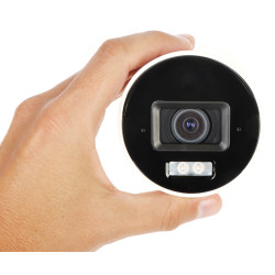 AcuSense スマートハイブリッドライト IPカメラ 4Mpx 2.8mm WDR IR LED IP67 屋外バレット型 CMOS H.265+ Hikvision DS-2CD2043G2-LI(2.8MM)/PL