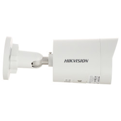 AcuSense スマートハイブリッドライト IPカメラ 4Mpx 2.8mm WDR IR LED IP67 屋外バレット型 CMOS H.265+ Hikvision DS-2CD2043G2-LI(2.8MM)/PL