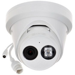 400万像素 IR 筒型网络摄像机 2.8mm 镜头 麦克风 AcuSense WDR IP67 室外 PoE 监控 Hikvision DS-2CD2343G2-IU(2.8
