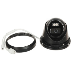 Hikvision AcuSense 4MP IR LED 오디오 2x 마이크 SD 블랙 실외 IP67 PoE 하이브리드 IP 카메라 Hikvision DS-2CD2343G2-LI2U(2.8MM)(BLACK)/PL