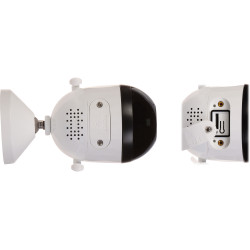 กล้อง IP ไร้สาย Full-Color Full HD 1080p พร้อมไฟ LED ไซเรนแจ้งเตือน กันน้ำ IP67 CMOS SD DAHUA F2C-LED-0280B