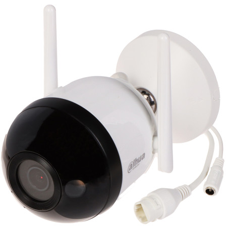 Full Color 4Mpx 2.8mm WLAN IP-Kamera mit LED Abschreckung Sirene CMOS IP67 P2P Audio Außenüberwachung DAHUA F4C-LED-0280B