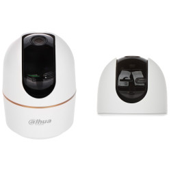 Вътрешна Wi-Fi IP PTZ камера 3Mpx 3.6mm IR 10m микрофон високоговорител двупосочно аудио бебефон DAHUA H3A