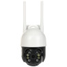 Wi-Fi 풀컬러 8MPx 4K UHD 3.6mm 실외 회전형 IP 카메라 동작 감지 사람 추적 DELTA CCTV ICSEE-W81SD