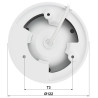 4MP 2.8-12mm 变焦红外 50m WDR PoE SD IP67 半球型网络摄像机 DAHUA IPC-HDW1431T-ZS-2812