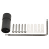 Κάμερα IP 5 Mpx 2.8 mm IR 30m IP67 Μικρόφωνο Μεταλλική Θολωτή Μαύρη Παρακολούθηση CCTV Δικτυακή DAHUA IPC-HDW1530T-0280B-