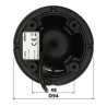 IP-камера Smart Dual Light 8.3 Mpx 4K UHD 2.8 mm Чорная Святлодыёдная падсветка IR 30m IP67 PoE Вонкавая купальная DAHUA IPC-HDW