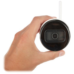 Trådløst IP-kamera Wi-Fi Full HD 1080p 2.8mm D-WDR Mikrofon IP67 Utendørs SD-kortplass Metall DAHUA IPC-HFW1230DS-SAW-02