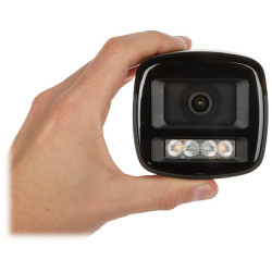 กล้อง IP Smart Dual Light 3.7 Mpx 2.8 มม. IR LED IP67 PoE ตรวจจับมนุษย์ WDR DAHUA IPC-HFW1439TL1-A-IL