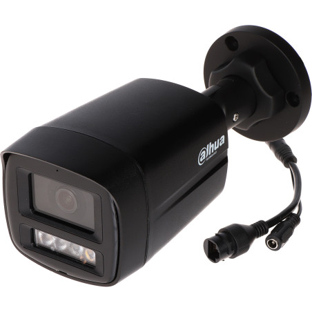 Caméra IP 4MP Smart Dual Light 2.8mm IR30m LED30m Extérieur IP67 Microphone WDR détection humaine surveillance DAHUA IPC-HFW1439