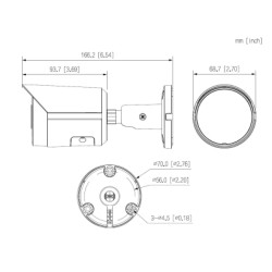 WizSense 1080p 2.8mm 全彩双光源 IP 摄像机 30m 红外 30m LED IP67 音频麦克风 SD 卡支持 DAHUA IPC-HFW2249S-S-IL-0