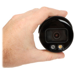 IPカメラ 4Mpx WizSense Dual Illumination IR LED 30m マイク IP67 ブラック 屋外監視用 DAHUA IPC-HFW2449S-S-IL-0