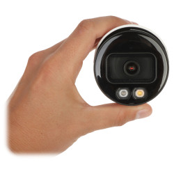 WizSense 5MP 2.8mm 듀얼 조명 LED IR IP67 IVS SMD PLUS 마이크 실외 감시 IP 카메라 DAHUA IPC-HFW2549S-S-IL-0280B