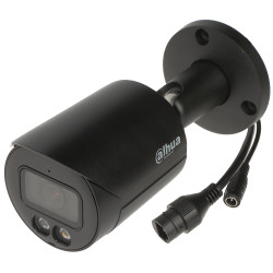 4K 8MP WizSense IP-камера з мікрафонам Smart Dual Illumination IR LED каляровая ўначы чорная UHD-маніторынг DAHUA IPC-HFW2849S-S