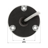 6Mpxバレット型IPカメラ 2.8mm IR LED AcuPick WizSense Starlight 屋外用 IP67 マイク アラーム入出力付き DAHUA IPC-HFW3649E-AS-IL-0280B