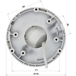 Цветна IP камера 4MP ColorVu LED 30m WDR 130dB IP67 H.265+ AcuSense Класификация на хора и превозни средства Hikvision DS-2CD234