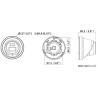 Kamera IP 4K UHD 8Mpx Smart Hybrid Light AcuSense IR LED Hitam Dome IP67 Mikrofon Hikvision DS-2CD2383G2-LI2U(2.8MM)(BLACK)