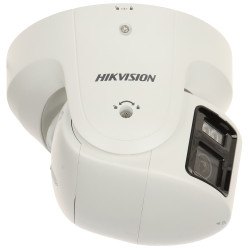 Πανοραμική κάμερα IP 180 Μοιρών ColorVu 7.4MPx Διπλός Φακός 4mm Ήχος Ενεργή Αποτροπή LED 30m IP67 PoE Hikvision DS-2CD2387G2P-LS