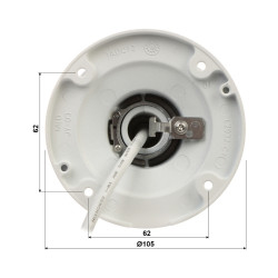 Caméra IP 6Mpx Smart Hybrid Light AcuSense 2.8mm Éclairage 60m Audio IR LED Hik-Connect IP67 Boîtier Métal Hikvision DS-2CD2T63G
