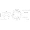 Κάμερα IP Smart Dual Light 4MP 2.8mm Νυχτερινή Απεικόνιση LED IR Ήχος Μαύρη DAHUA IPC-HDW1439V-A-IL-0280B-BLACK