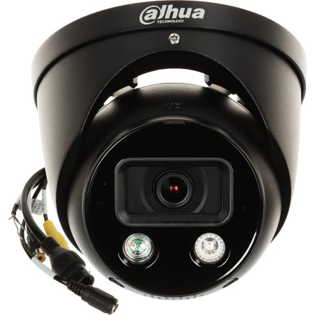 Dahua 4K 8MP TiOC 풀컬러 AI WizSense IR LED 블랙 PoE 돔 IP 카메라 DAHUA IPC-HDW3849H-AS-PV-0280B-S5-BLACK