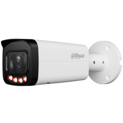 6 MPx IP kamera Smart Dual Light ar maināma fokusa attāluma Motozoom objektīvu un ārējo cilindrisko korpusu IP67 IR60m LED60m Po