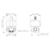 Dahua PTZ 회전형 IP 카메라 3.7MP 5배 줌 WizSense TiOC 능동 방어 Full-Color 마이크 사이렌 DAHUA SD3E405DB-GNY-A-PV1