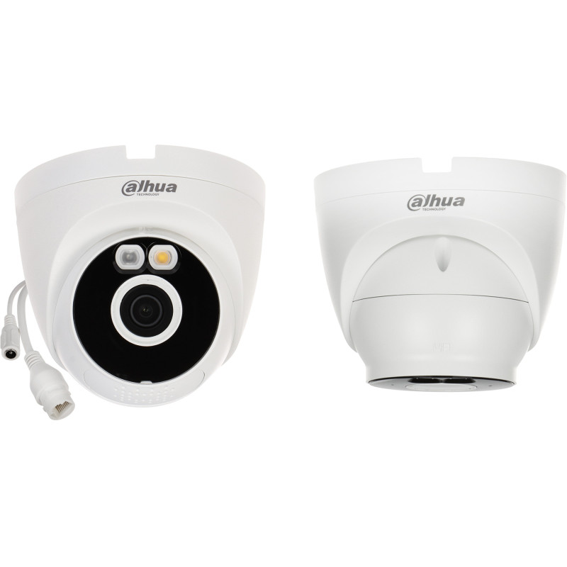 Бесправадная Wi-Fi камера 4Мп Гібрыднае асвятленне Dual Light Актыўнае стрымліванне Сірэна LED Аўдыё Мікрафон DAHUA T4A-PV