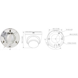 กล้อง Wi-Fi ไร้สาย 4MP แสงไฮบริด Dual Light ระบบป้องกันเชิงรุก ไซเรน LED เสียง ไมโครโฟน DAHUA T4A-PV