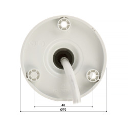 Full HD 1080p IP 筒形摄像机 红外 20m 麦克风 H.265+ IP67 ONVIF P2P 人形检测 Hikvision VE-NC120F-IU(2.8MM)